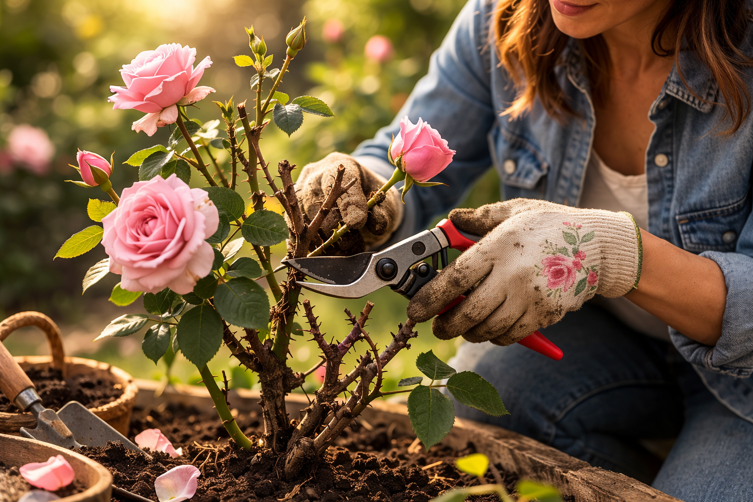 Rózsa tavasszal: metszés, tisztítás és tápanyag-utánpótlás lépésről lépésre